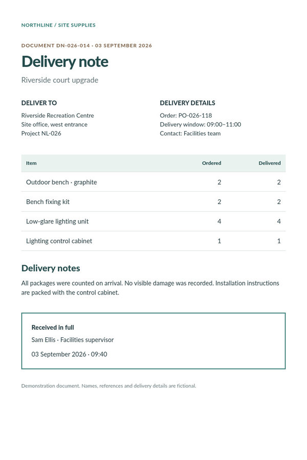Source JPG — delivery note