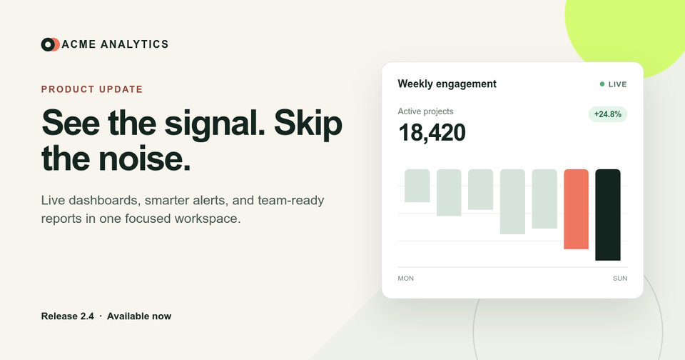 Social image generated from HTML
